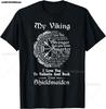 Viking Blood Runs Through My Veins Viking Ship TShirt Nordic Style Mens Oversized Short Sleeve Tops Tees Designer Clothing