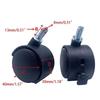 Casters Swivel Wheels Soft Wheel 3\" Office Chair Connector