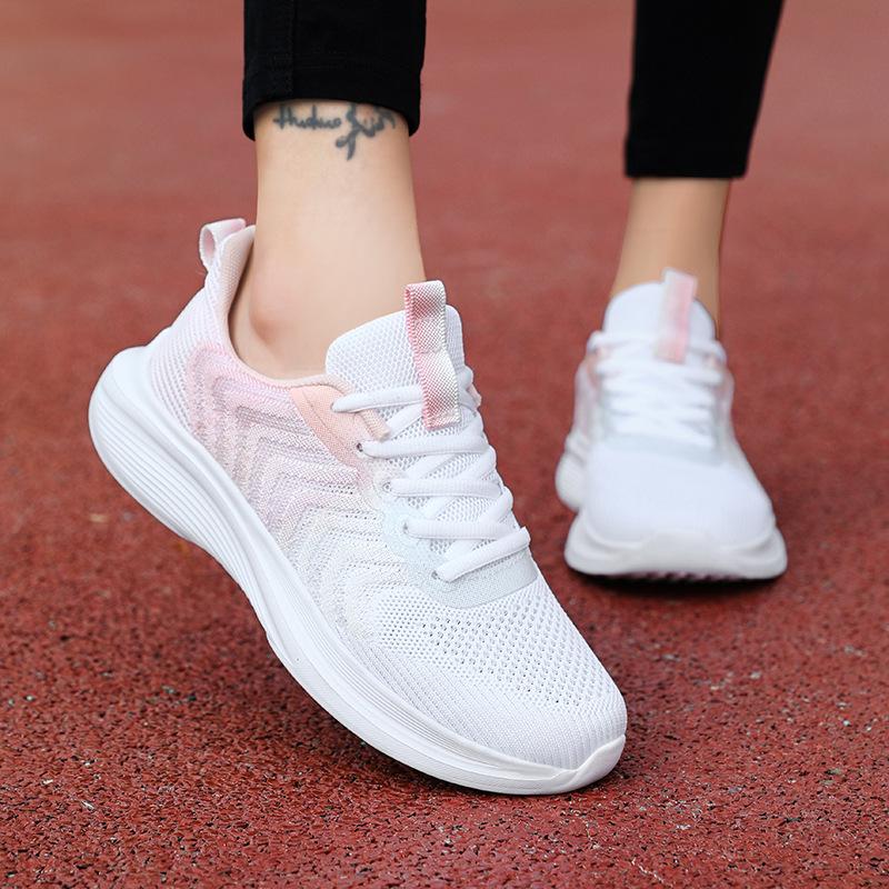 High School Students Sports Shoes Women's Junior High School Students Running Lightweight Shock Absorption Ultra-light Softomen