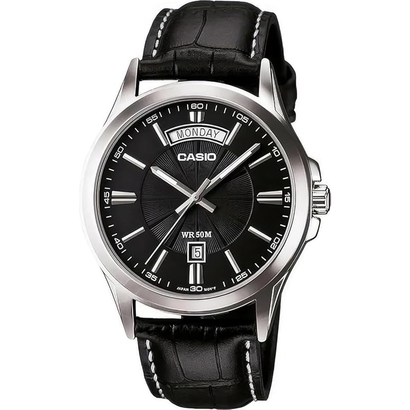 

[Casio] Аналоговые кварцевые мужские часы CASIO MTP-1381L-1AV черные зарубежная модель [продукт]