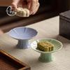 Ru Han Ceramic Mini Pedestal Snack Plate
