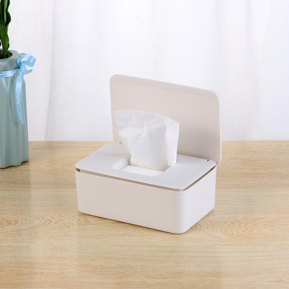 Plastic Napkin Storage Holder Container Home Tissue Paper Case Baby Wipes Wet Tissue Box