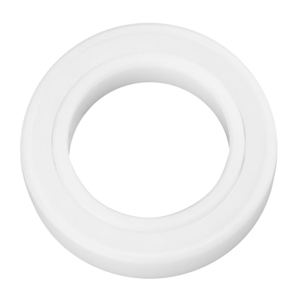 White Color ZrO2 Full Ceramic Miniature 68022RS Ball Bearing 15x24x5mm