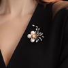 Retro Baroque Flower Girl's Exquisite Luxury Temperament and High-end Sense Brooch