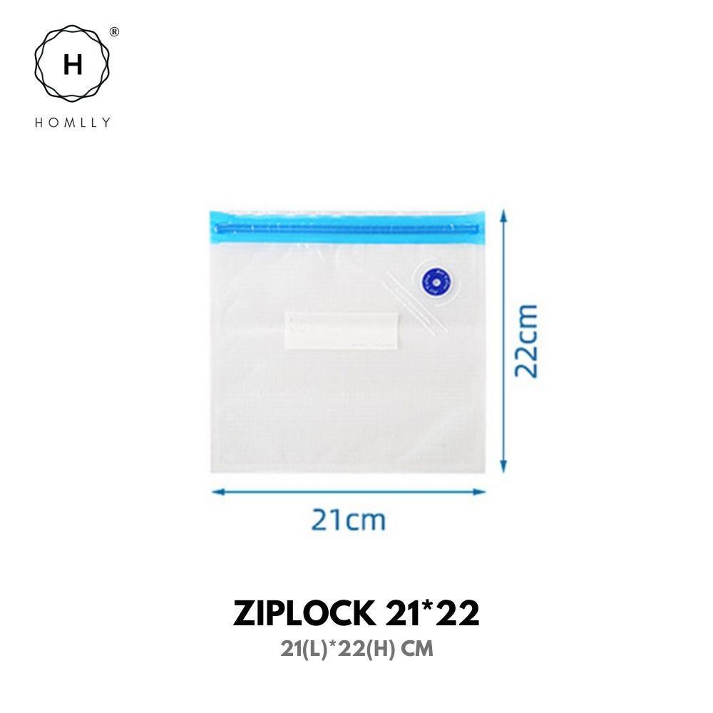 Homlly Reusable Sous Vide Food Vacuum Sealer Ziplock Bags (10 pcs set)