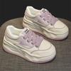 Popular women's shoes autumn and winter new thick-soled heightening little white shoes women's sports and leisure classic versatile purple board shoes