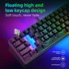 Y-FRUITFUL K401 61 Keys Gaming Keyboard with RGB Light 1.8m Wired Mechanical Keyboard for PC/Laptop