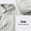 Izzue Unisex American Lapel Long Sleeve Shirt