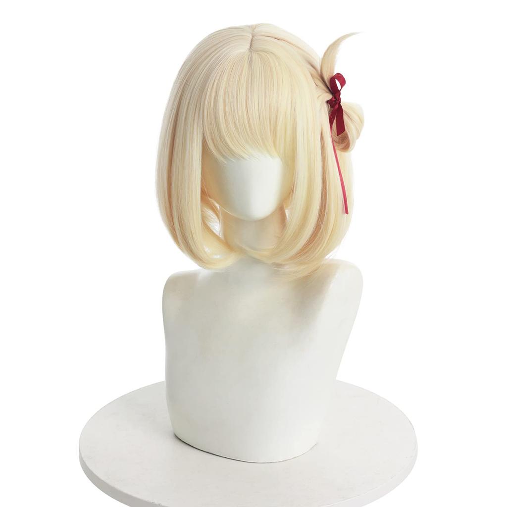 Nishikigi Chisoku Cosplay Licorice Costume Includes Wig Net [Excellent Quality] Wig, Recoil, Anime, Heat-Resistant, Accessory, Parties, Events,