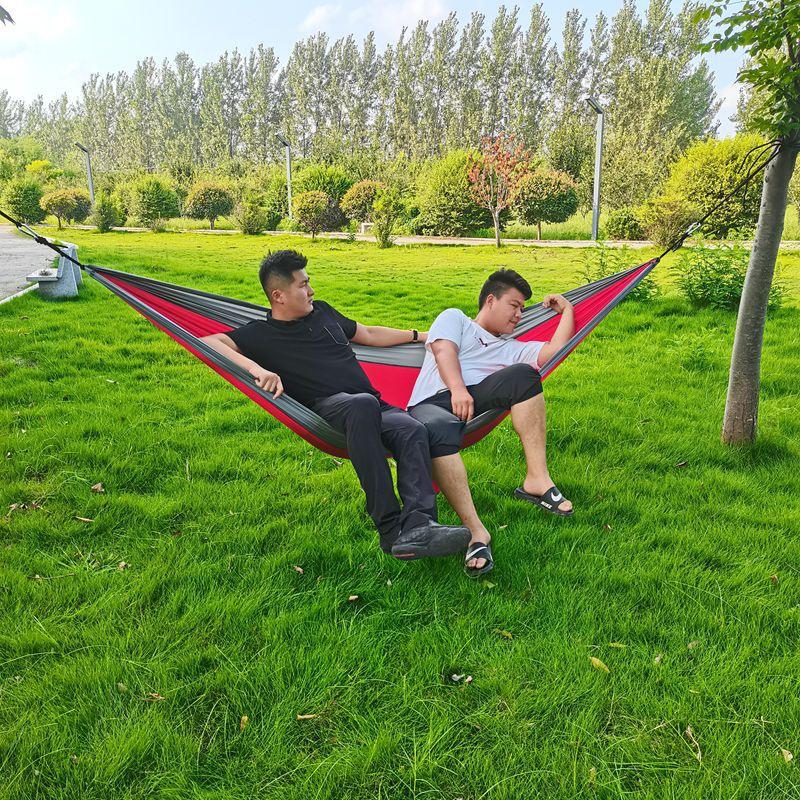 Quick Open Mosquito Net Hammock for Outdoor Camping - Single or Double Person, Anti-Rollover Design with Nisi Fabric.