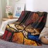 75x100cm Virgin Mary Mother of Christian Faith Jesus Stitch Printed Blanket, Suitable For Bed, Bedroom, Sofa, Picnic, For Gifts