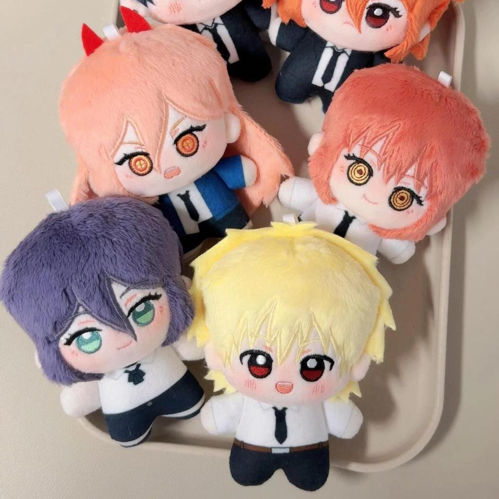 Chainsaw Man Anime Plush Keychain Cute Soft Character Doll Bag Charm Gift Collection Denji Makima Power