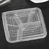 Disposable Rectangular Plastic Food Container Set