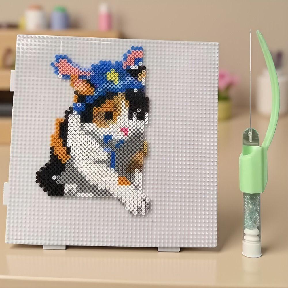 Creative Perler Bead Clips Pen DIY Collage Beans Needle Fuse Beans Tweezer  Handmade Gift