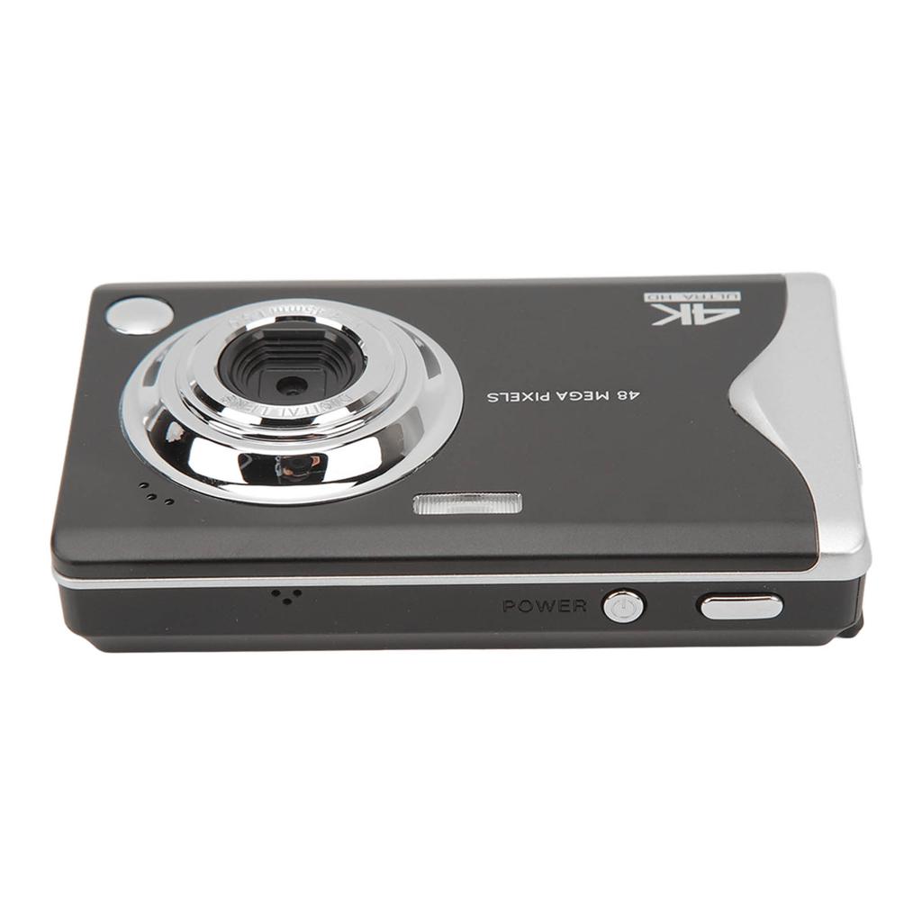 3.0in LCD Digital Camera 4K 48MP 16X Zoom Anti Shaking Portable HD Camera with Type C Port Fill Light for Teens Kids