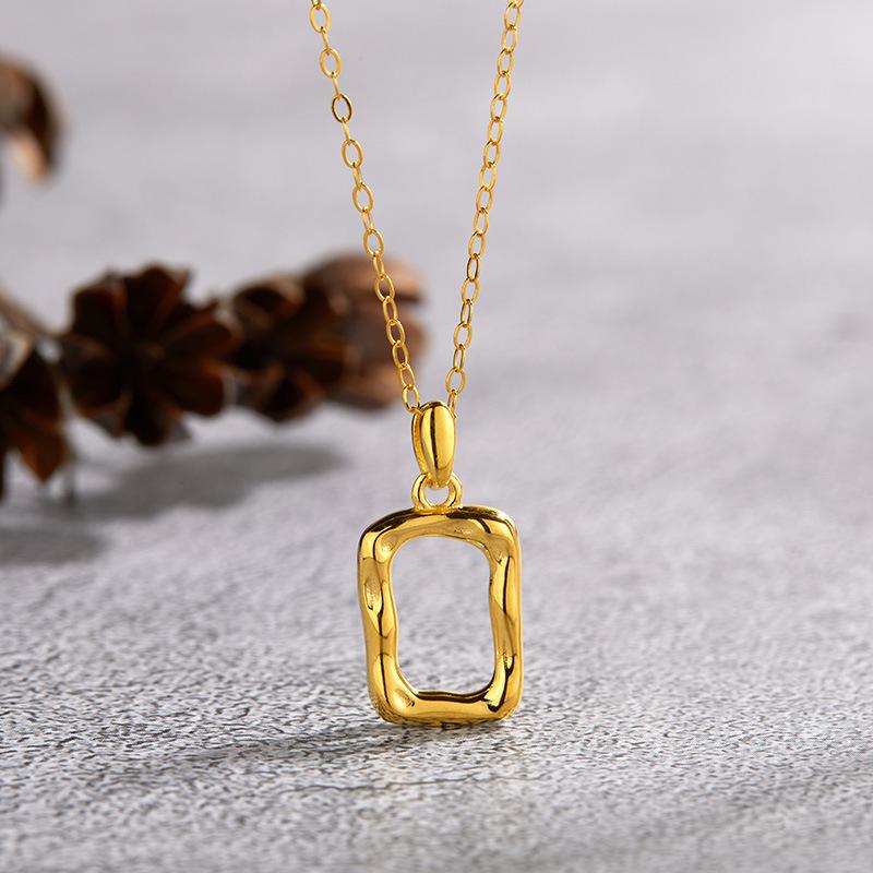 S925 Sterling Silver Natural Malachite Blue Gold Tiger'S Eye Stone White Fritillary Colored Treasure Necklace Women'S French Retro Fashion