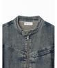 Millo Archive Denim Biker Jacket [Oil Blue]