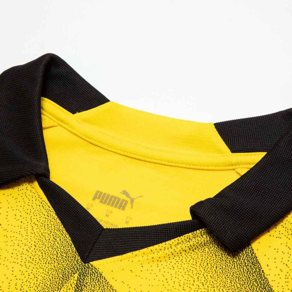 Puma Borussia Dortmund 2023/24 Season Third Replica Fan Edition Short Sleeve Jersey With Letter Logo Print Men Tops Cyber-Yellow 770618-03