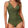 European and American New One-piece Swimsuit Women's High Waist Tight Cross Sexy Backless Swimsuit