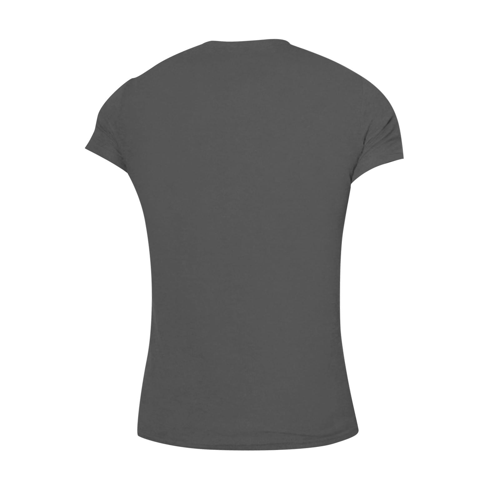 Летняя мужская футболка с v-образным вырезом и короткими рукавами — фото 5