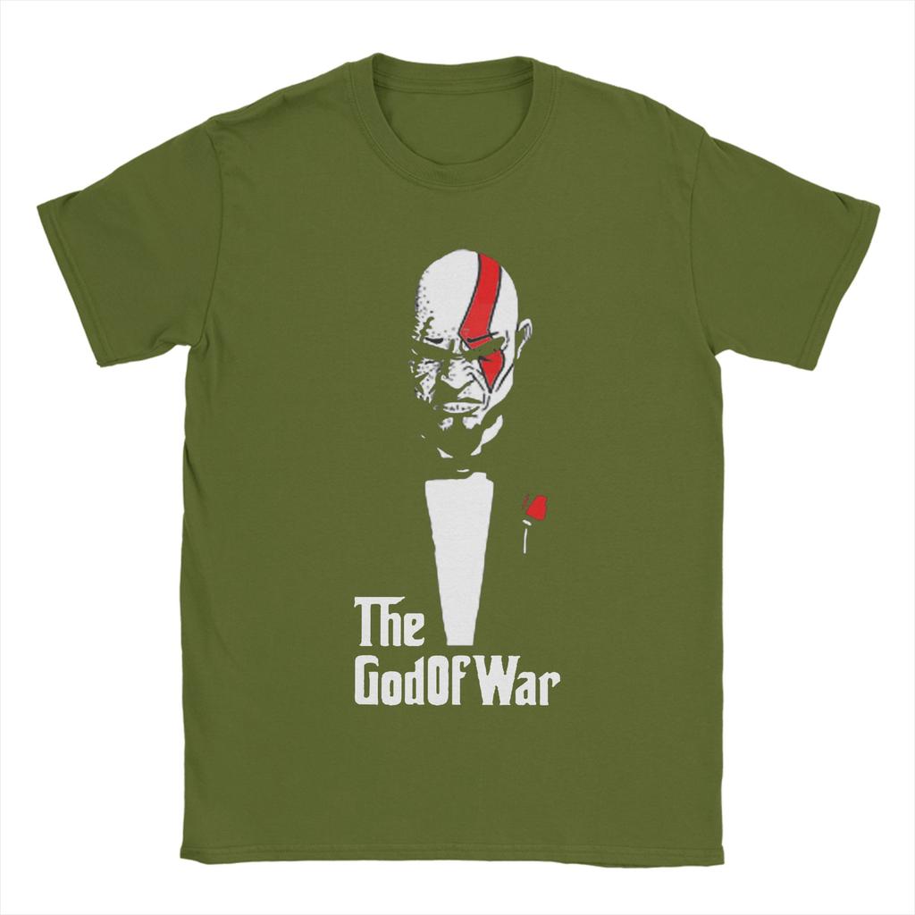 The God Of War Kratos TShirts Unisex Crazy Cotton Tee Shirt O Neck Short Sleeve T Shirt Summer Tops