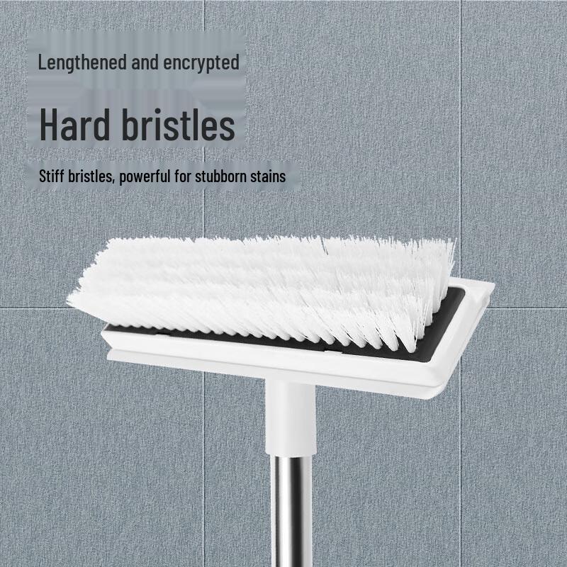 Grey Nizi Two-in-One Long Handle Hard Bristle Cleaning Brush
