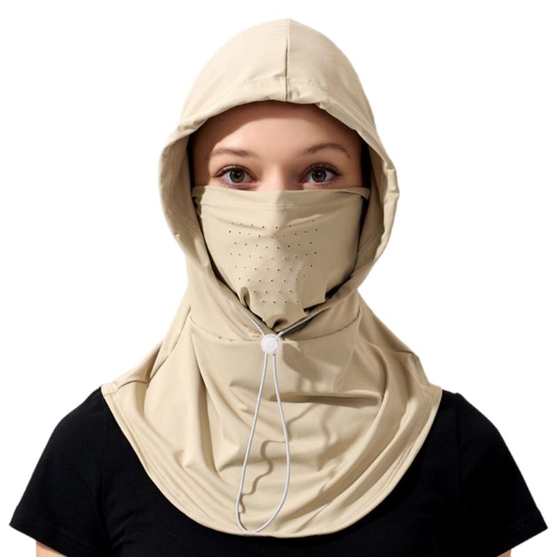Full Face Mask Hat Sun Protective Hat Soft and Breathable Outdoor Cycling Hiking Balaclava Hat for Various Activity