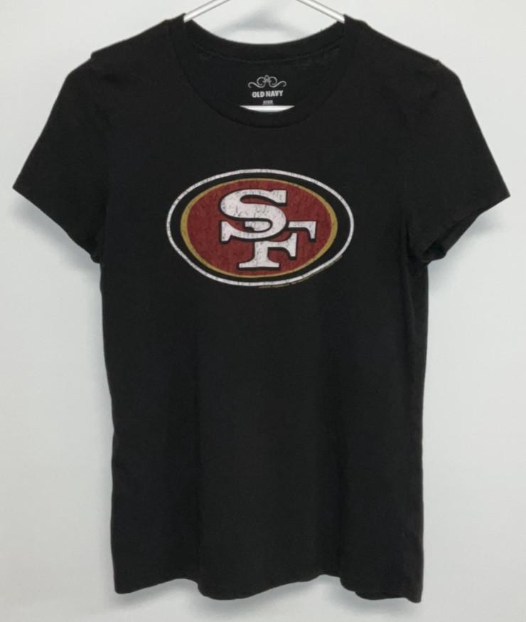 San Francisco 49ers Short Sleeve T-Shirt Women s Medium Black L