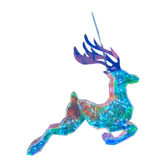 LED Christmas Ornaments Colorful Lighted Tree Decor USB Plug-in Xmas Decoration for Indoor Outdoor Festive Atmosphere Lighting