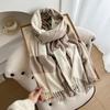 Classic Block High-end Shawl, Soft And Skin Friendly Tassel Plaid Scarf, Warm Couple Scarf