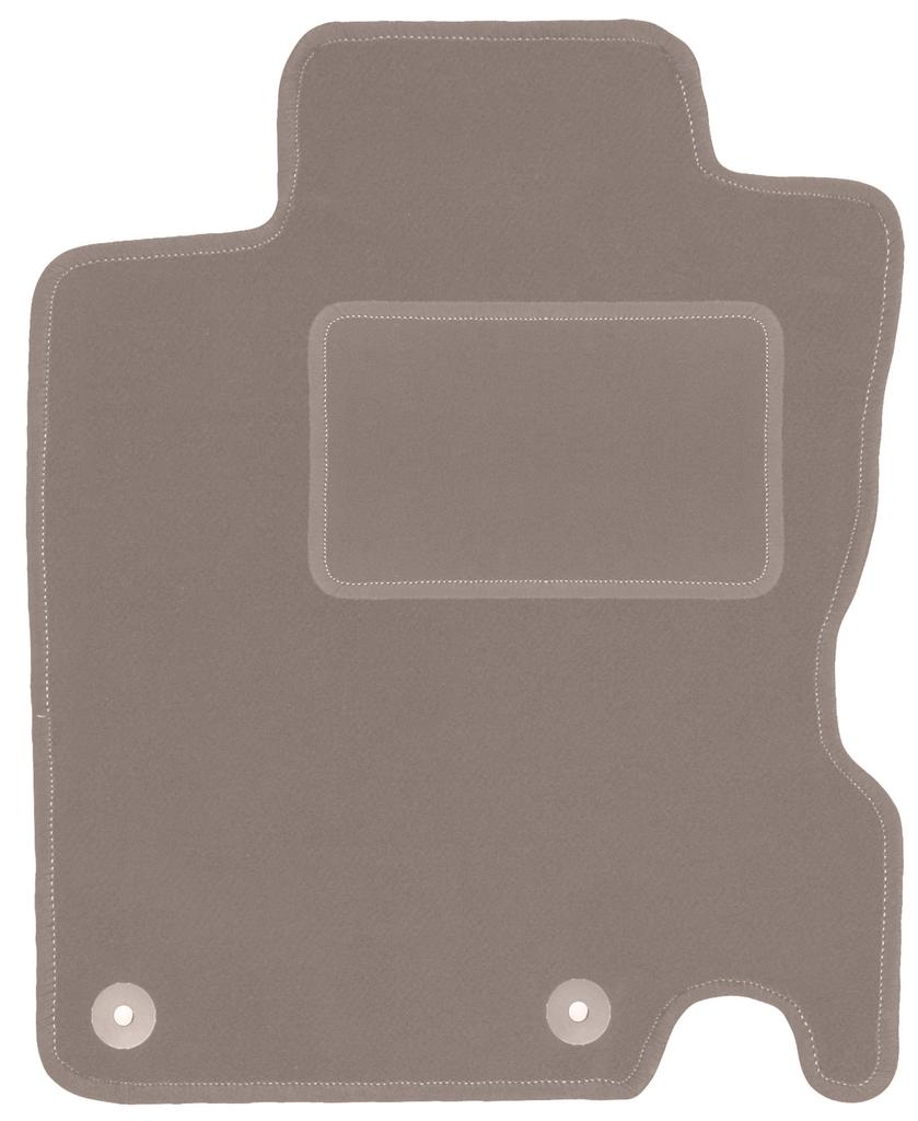 Beige driver's mat for: Nissan Qashqai II J11 crossover (2013-)