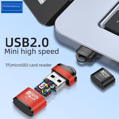 Baitong High Speed Mini TF-Kartenleser für Telefone, Computer und Autolautsprecher