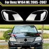 Amcsvg1 Car Front Lampshade Caps Headlight Shell Cover For Mercedes-Benz W164 ML 2005-2007 Auto Light Headlamp Glass Lens Case Styling