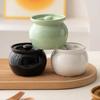 Hot Sale Ceramic Food Storage Jar Cooking Stew Pot with Lid 400 ML Mini Thickened Household Non-Stick Steaming Pot Stewed Soup