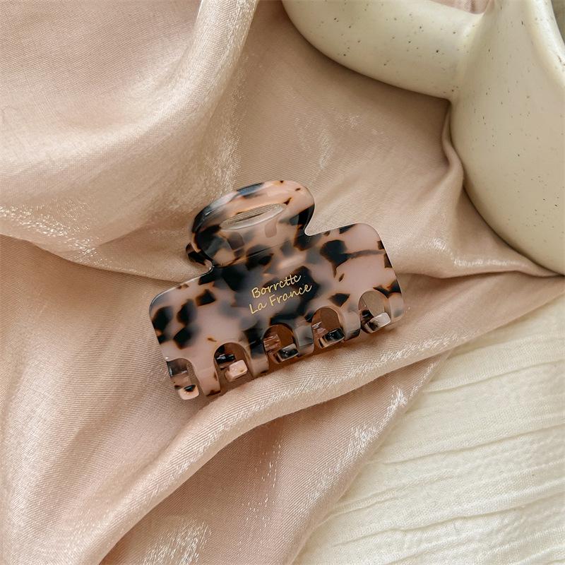 The Little Mermaid 2024 High-End Acetate Claw Clip for Women - Small Spring/Summer Hairpin Accessory