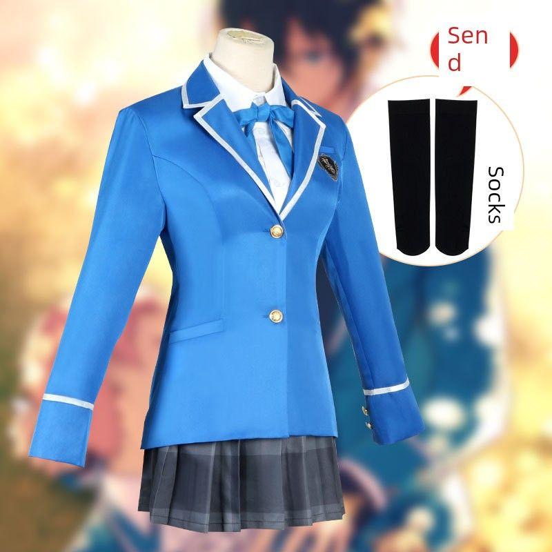 Idol Dream Festival Ice Eagle Beidou Cosplay School Uniform Male and Female Student Uniform Anime Set Female Character Cosplay Costume
