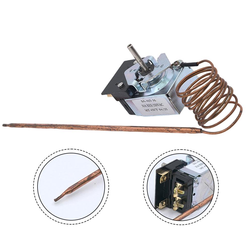 Thermostat Controller Switch SA46536 Compatible with For Electric Frying Pans Temperature Range 100 to 450 Degrees Fahrenheit