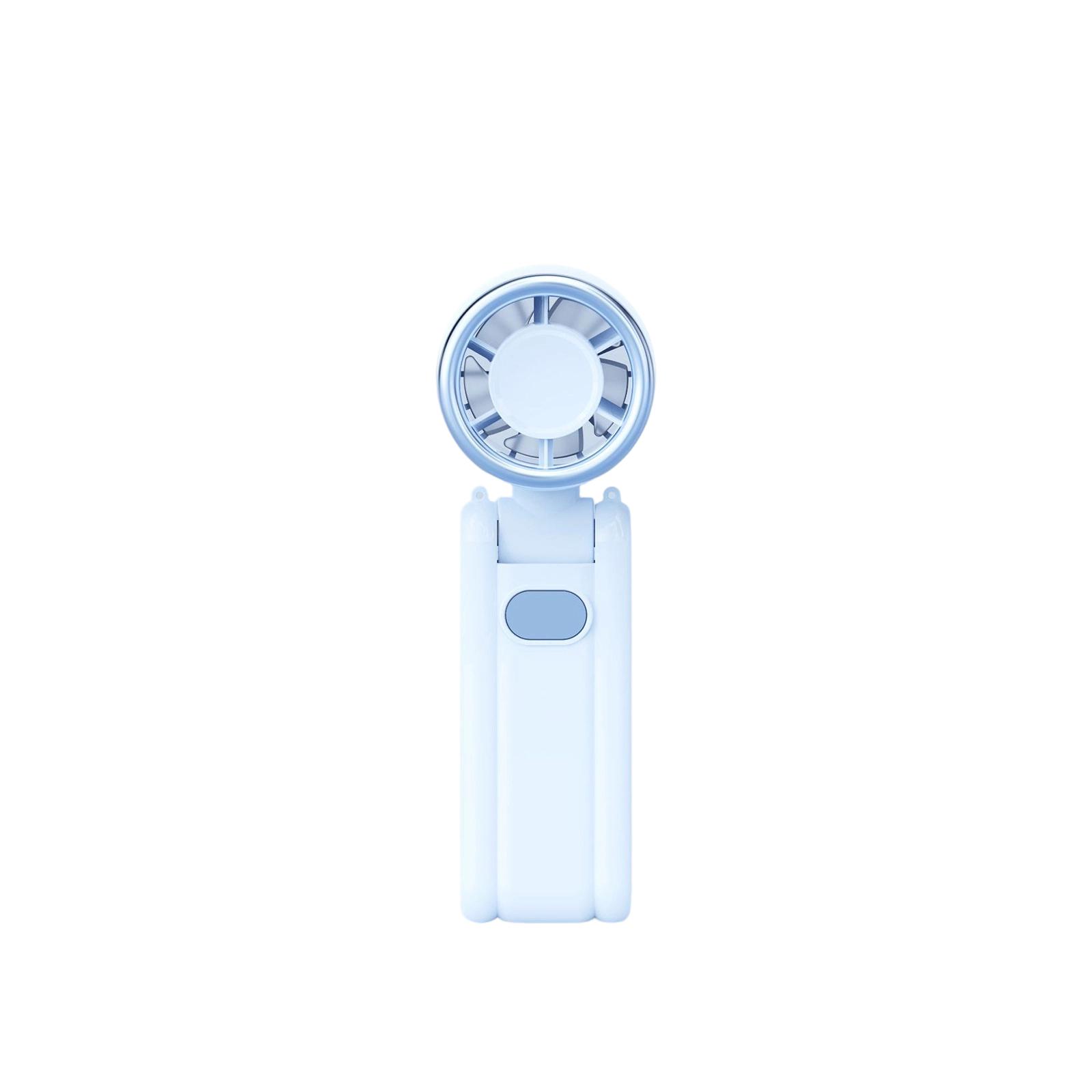Foldable Rechargeable Handheld Fan, Portable Fan with 3 Speeds, USB Desk Fan for Travel Home one size