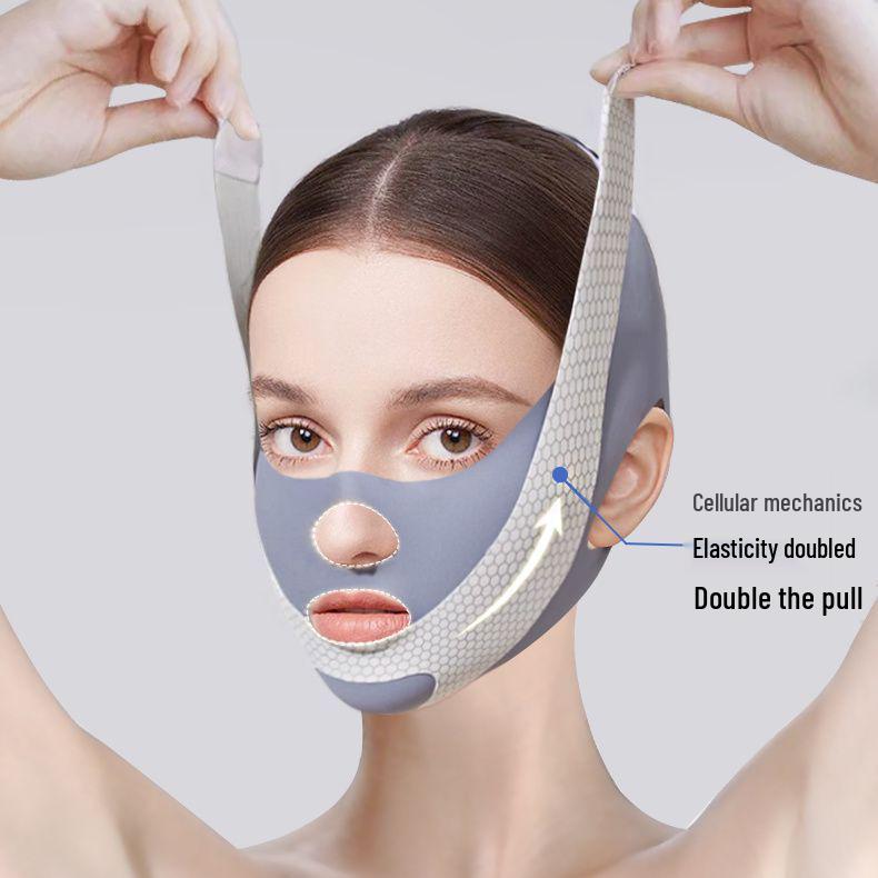 Far-Infrared Face-Shaping Bandage & Firming Mask: Rapid Lift & Double Chin Reduction