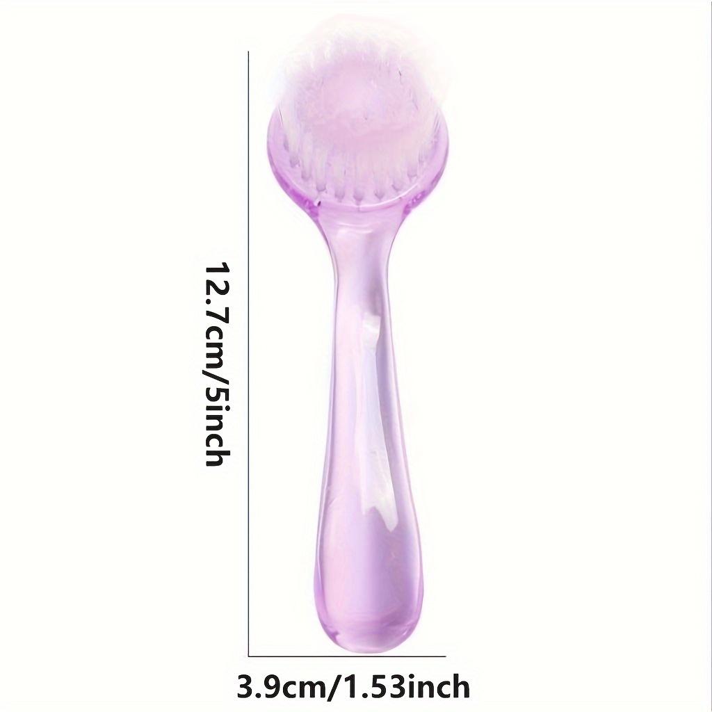 1 x Reinigungsbürste, weiche Borsten, Peeling-Reinigungsbürste, abrasive Peeling-Reinigungsbürste für Gesichtspflege, Make-up, Hautpflege, Make-up-Entferner