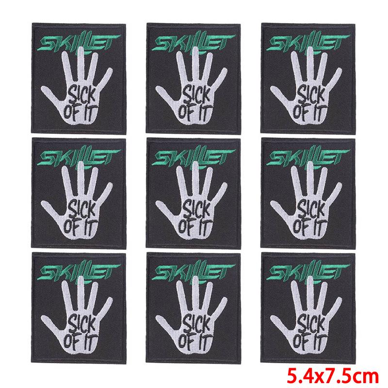 10 Pcs/lot Wholesale Embroidery Patch Iron On Patches For Clothing Patches On Clothes Jackets Decor Applique Sew Supplies