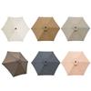 10 Ft 6 Ribs Patio Umbrella Replacement Canopy Waterproof Patio Umbrella Canopy Cover Multi-Function for Summer Beach