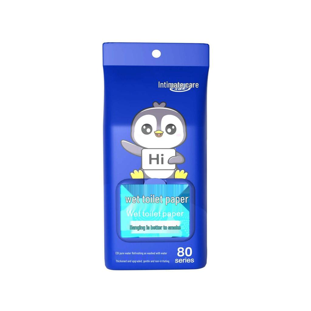Gentle Formula Flushable Wet Wipes - Soft, Moisturizing, and Original Wood Pulp.