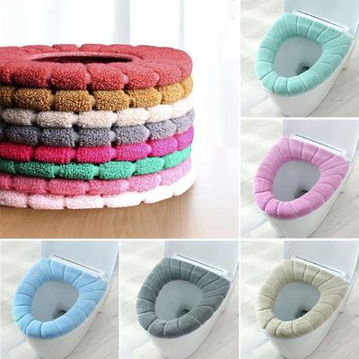 Universally Fit Toilet Seat Mat for Various Round and Oval Toilets