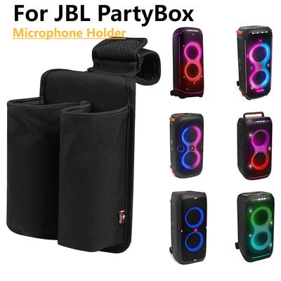 Microphone Carrying Case Mic Hanger Storage Holder Bag Mic Organizer for JBL PartyBox 110/120 Wireless Microphone Accessories