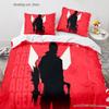 Gaming Valorant Bedding Set Single Twin Full Queen King Size Bed Set Aldult Kid Bedroom Duvetcover Sets 3D Print Anime 034