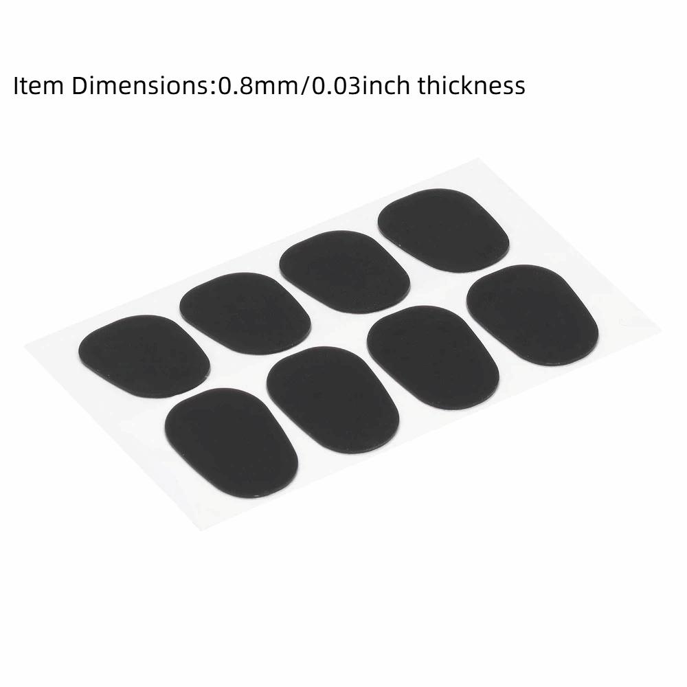 160 Pcs Black Color Clarinet Mouthpiece Patches For Saxophone Performance