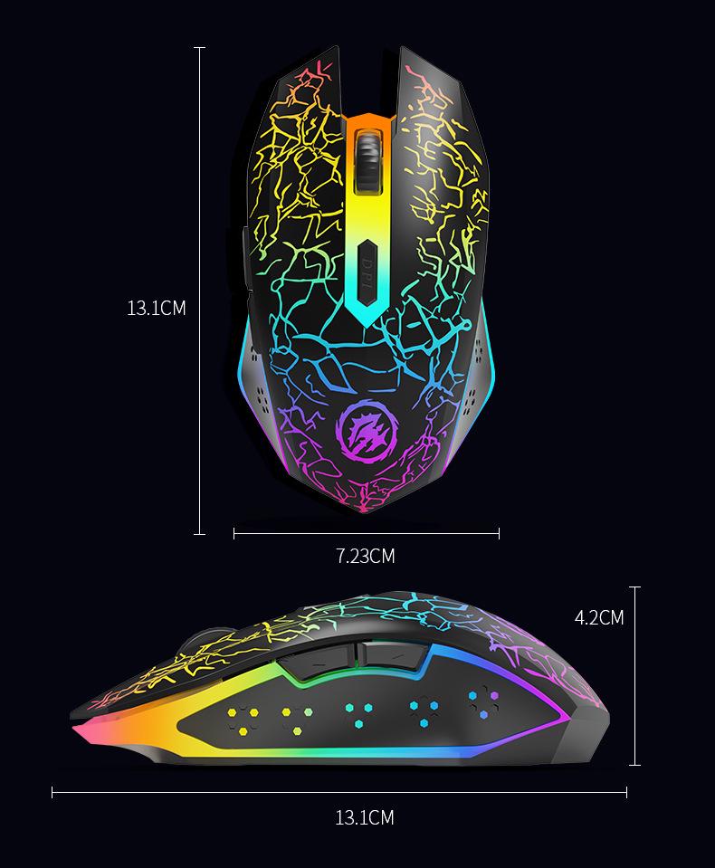 Wrangler Silent Bluetooth Kabellose Gaming-Maus für Büro und E-Sport