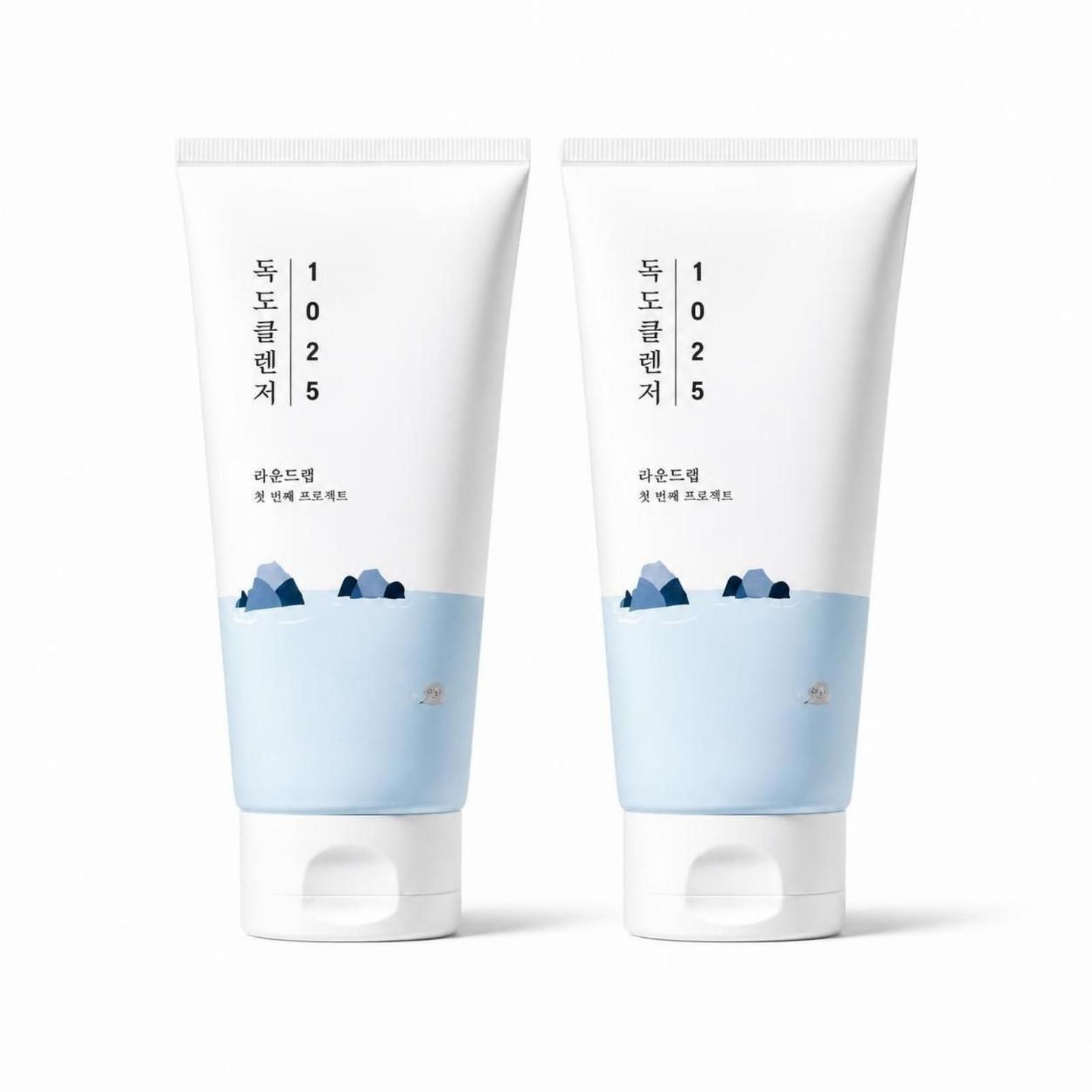 ROUND LAB 1025 Dokdo Reiniger Zachte Hydraterende Gezichtsreiniger 200ml 2 pcs