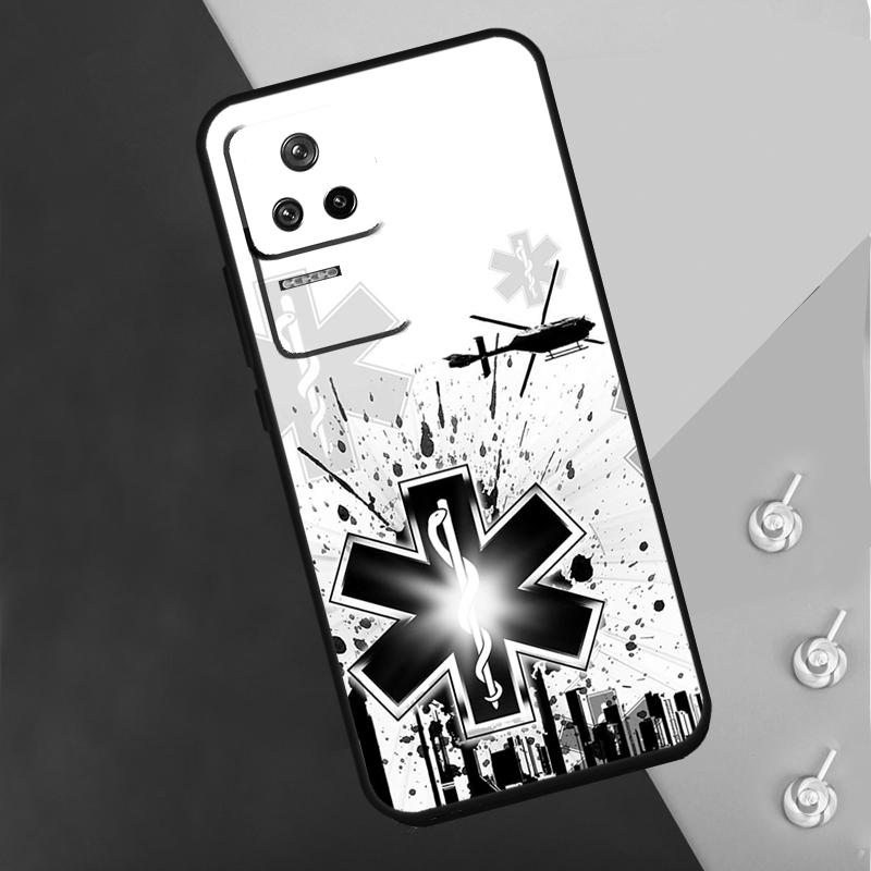 EMT EMS Medical Rescue Case For POCO X6 Pro X3 X4 X5 F5 Pro F3 M5s Cover For Xiaomi 13T 14 13 Pro 11T 12T 12 Lite